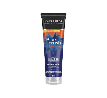 Image 1 du produit John Frieda - Blue Crush shampoing bleu pour brunettes, 250 ml