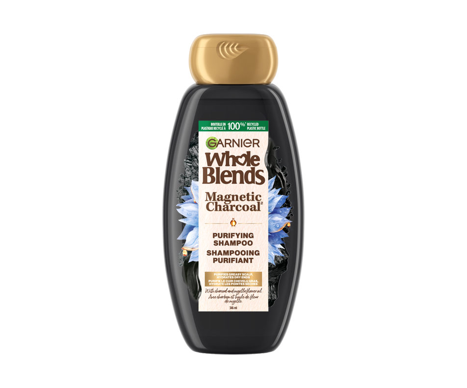 Whole Blends Charcoal shampooing purifiant, 346 ml Garnier
