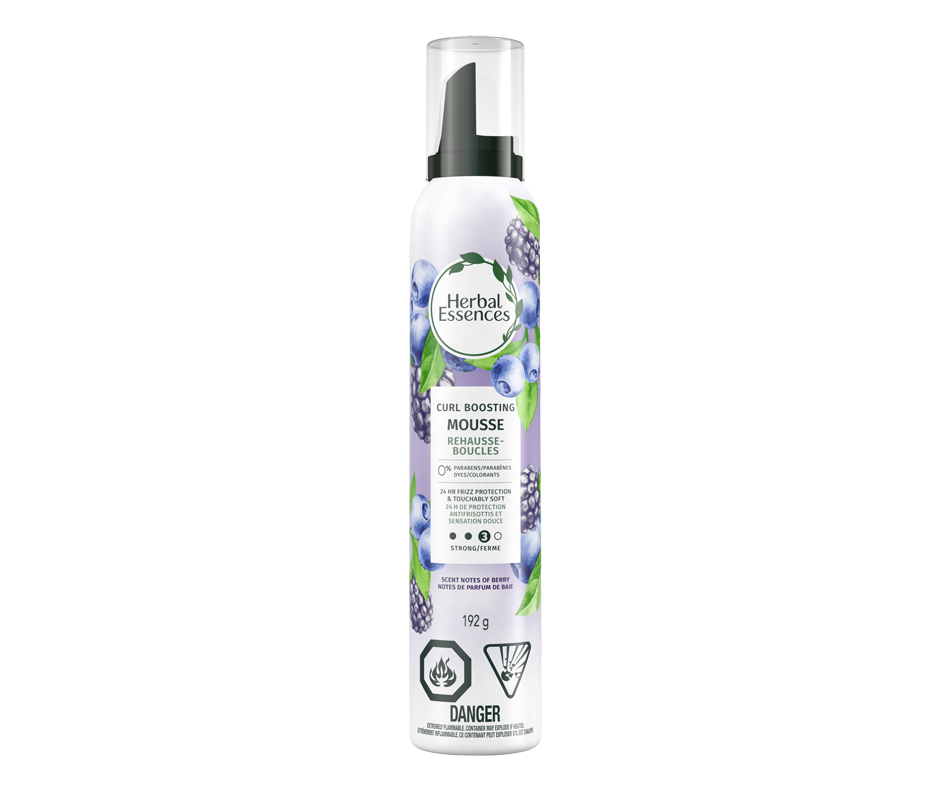 Mousse rehausseboucles, baies fraîches, 192 g Herbal Essences