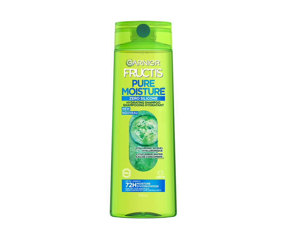 Fructis Pure Moisture shampooing hydratant, 370 ml Garnier Régulier