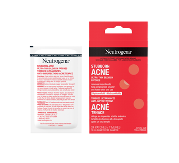 Acné tenace timbres ultraminces anti-imperfections, 24 unités