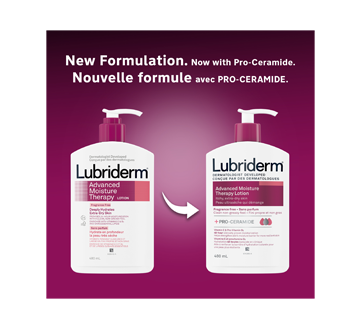 Image 2 du produit Lubriderm - Advanced Moisture Therapy Lotion hydratante avec vitamine E et vitamine B5, 480 ml