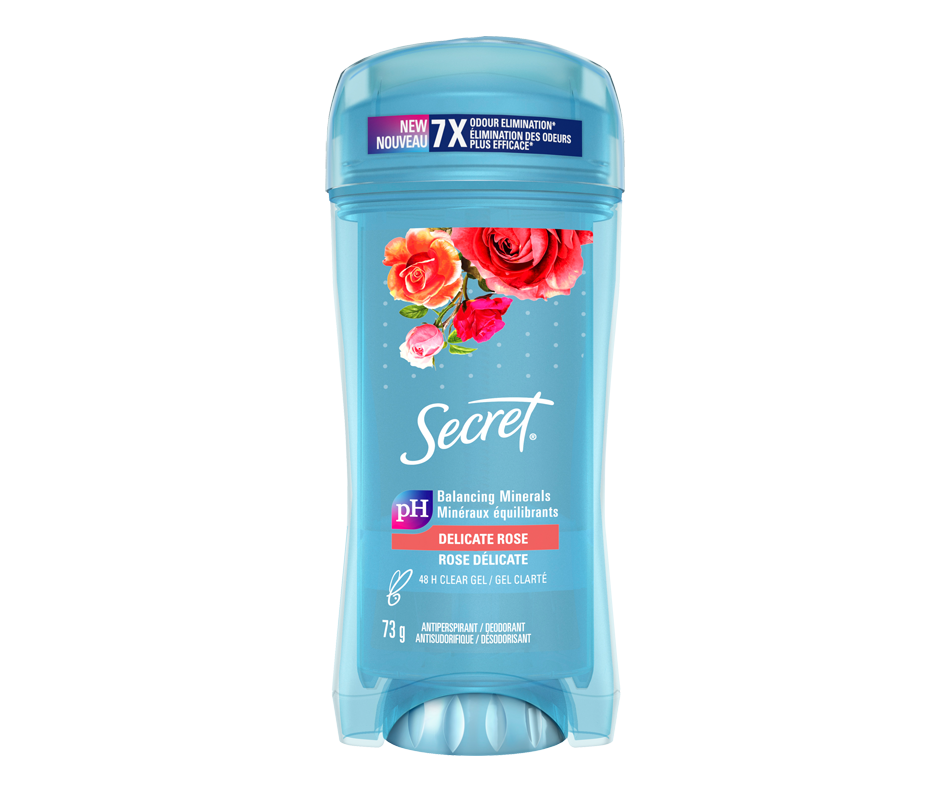 Secret Fraîcheur antisudorifique et désodorisant en gel transparent