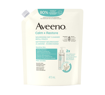 Image 2 du produit Aveeno - Calm + Restore recharge de nettoyant nourrissant à l'avoine, 473 ml