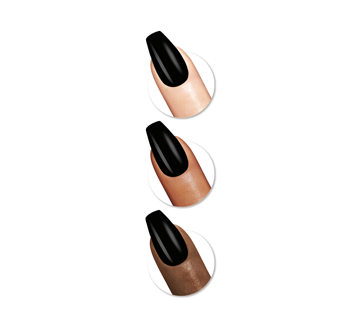 Image 3 du produit Sally Hansen - Salon Effects Perfect manicure ongles à coller ballerine, Onyx Pected CO321, 29 unités
