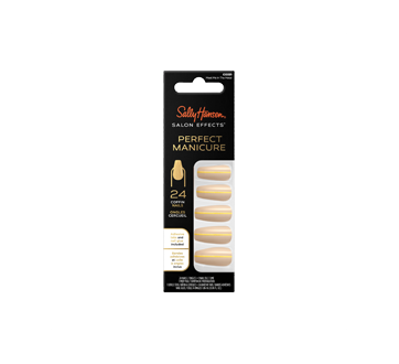 Salon Effects Perfect manicure ongles à coller ballerine, 29 unités, Meet Me In The Metal CO331