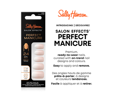 Image 4 du produit Sally Hansen - Salon Effects Perfect manicure ongles à coller ballerine, 29 unités, Meet Me In The Metal CO331