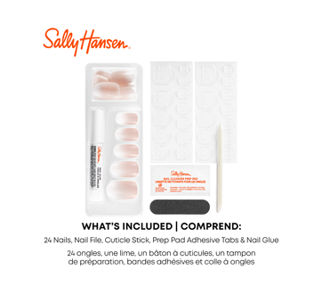 Image 7 du produit Sally Hansen - Salon Effects Perfect manicure ongles à coller ballerine, 29 unités, Meet Me In The Metal CO331