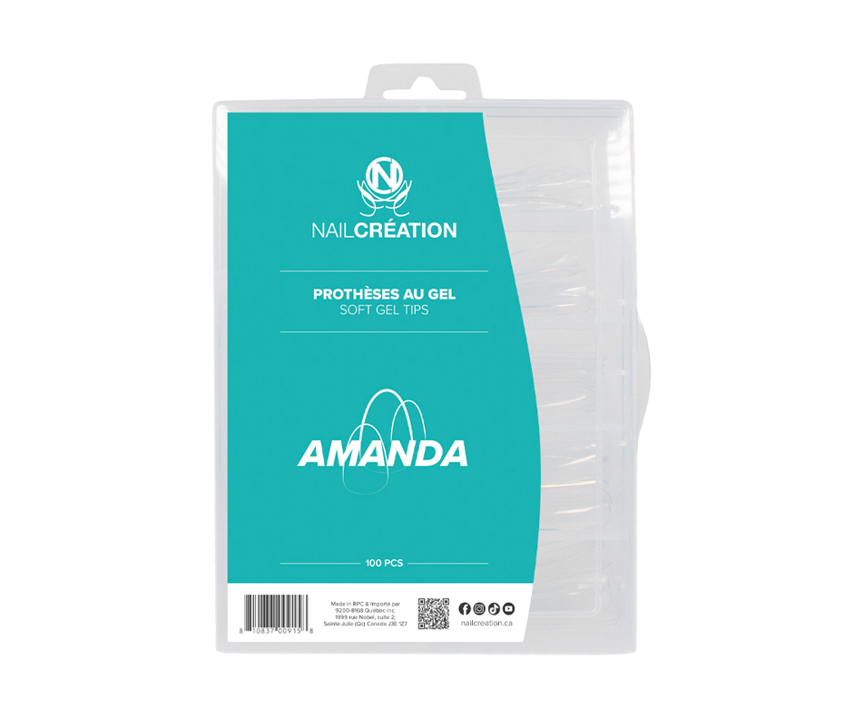 Prothèses au gel, 1 unité, Amanda Nail Création Fauxongles et