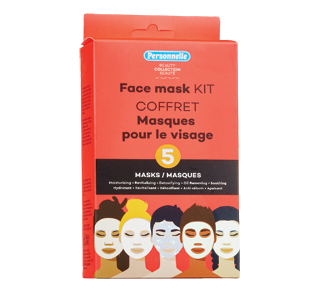 Coffret de masques pour le visage, 5 unités