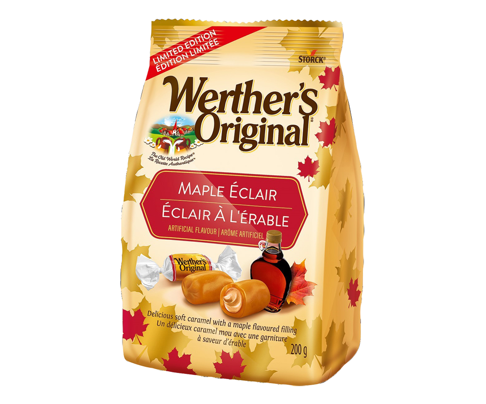 Bonbons éclair caramel à l'érable, 200 g Werther's Original Bonbon