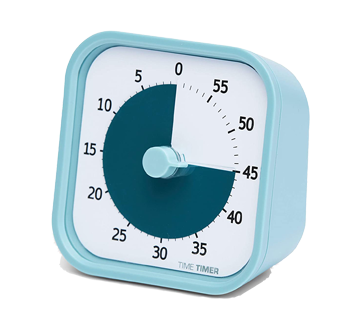 Image du produit Time Timer - Time Timer minuterie visuelle pour la maison, 1 unité, bleu azur