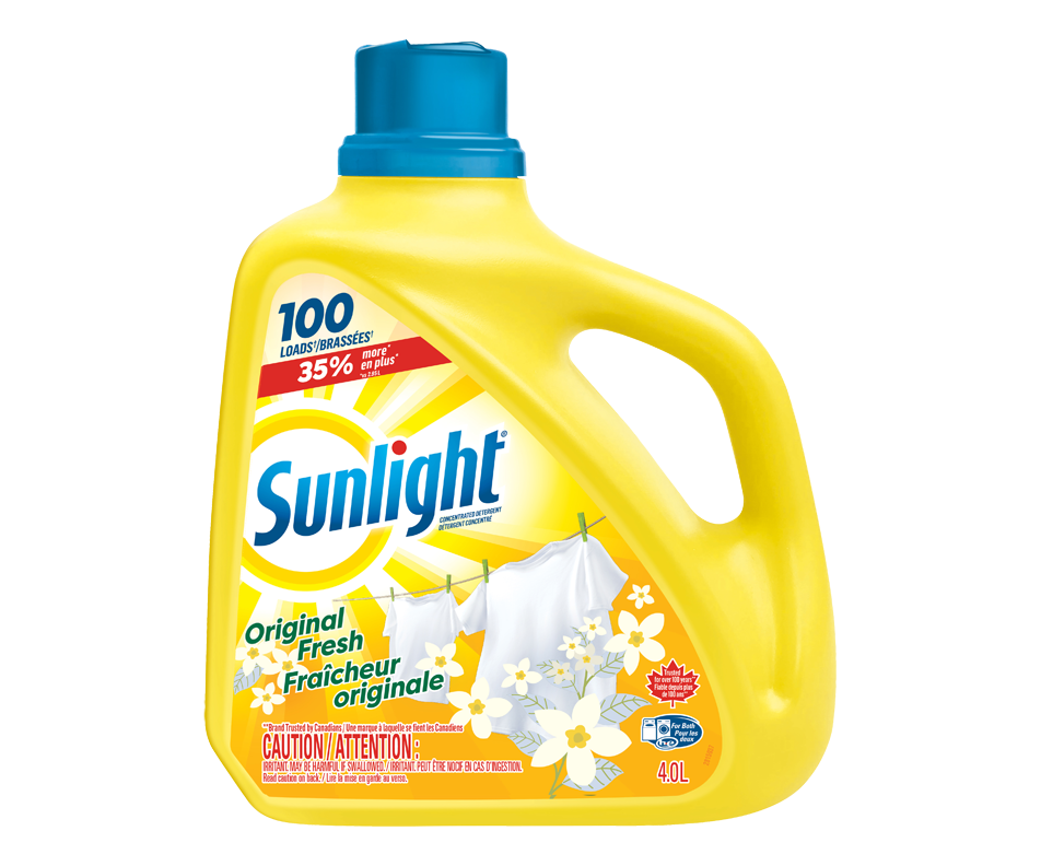 Sunlight détergent fraîcheur originale, 4 L Sunlight Détergent