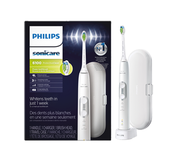Image 2 du produit Philips - Sonicare ProtectiveClean 6100 brosse à dents électrique rechargeable, 1 unité, blanc