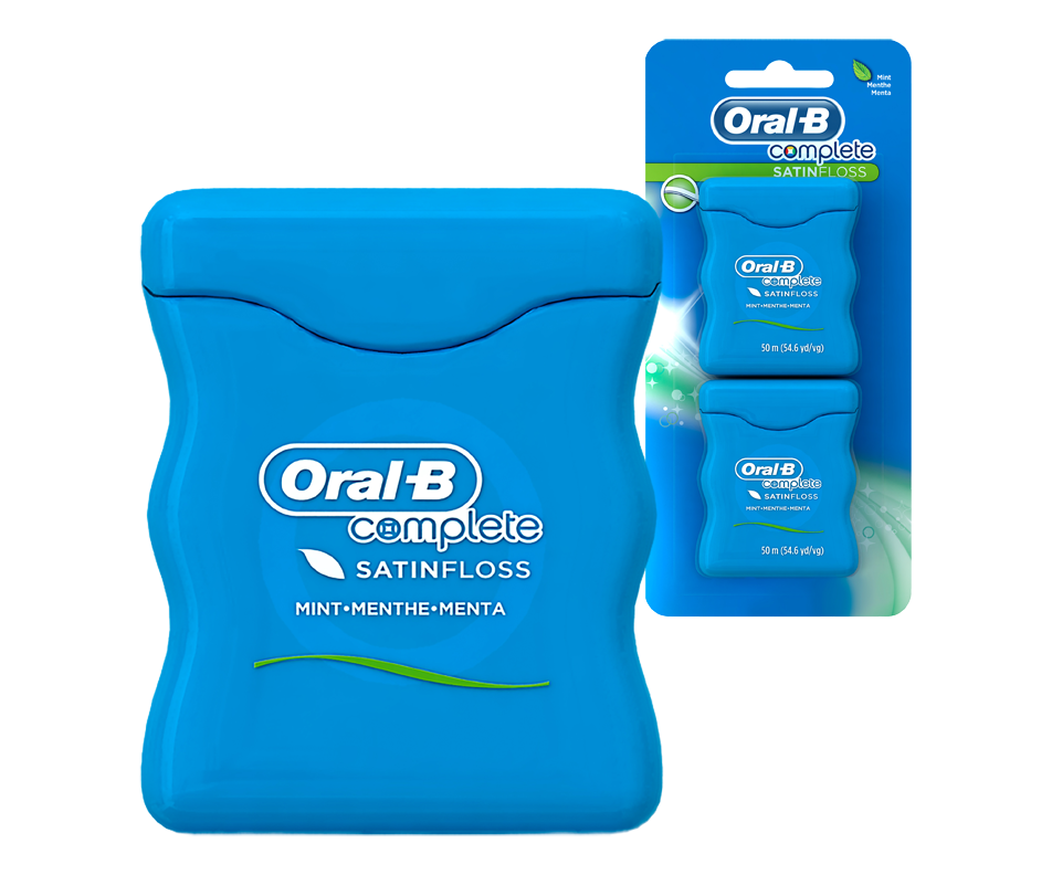 Complete SatinFloss soie dentaire, 2 x 50 m OralB Soie dentaire
