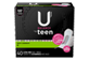 Vignette 1 du produit U by Kotex - Balance serviettes ultraminces avec ailes pour adolescentes, 40 unités, absorption accrue