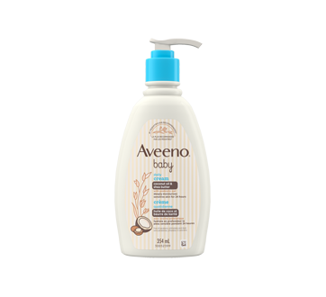 Image 1 du produit Aveeno Baby - Crème quotidienne, 354 ml, huile de coco et beurre de karité