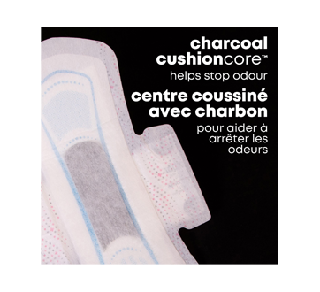 Image 3 du produit U by Kotex - Balance serviettes ultraminces avec ailes, 18 unités, absorption régulière