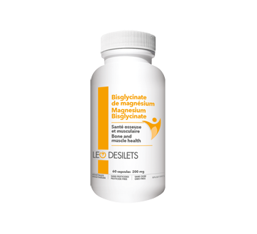 Bisglycinate de magnésium capsules 200 mg, 60 unités – Léo Désilets ...