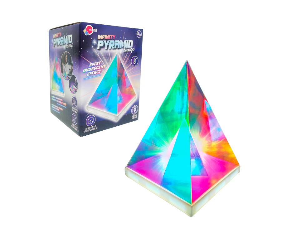 Lampe 3D en forme de pyramide, 1 unité Groupe Ricochet Ampoule