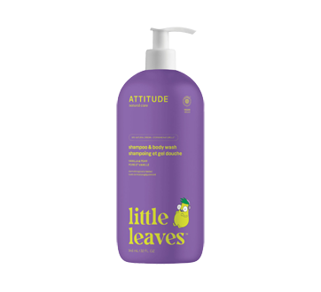 Image du produit Attitude - Little leaves shampoing et savon corps 2 en 1, 946 ml, poire vanille
