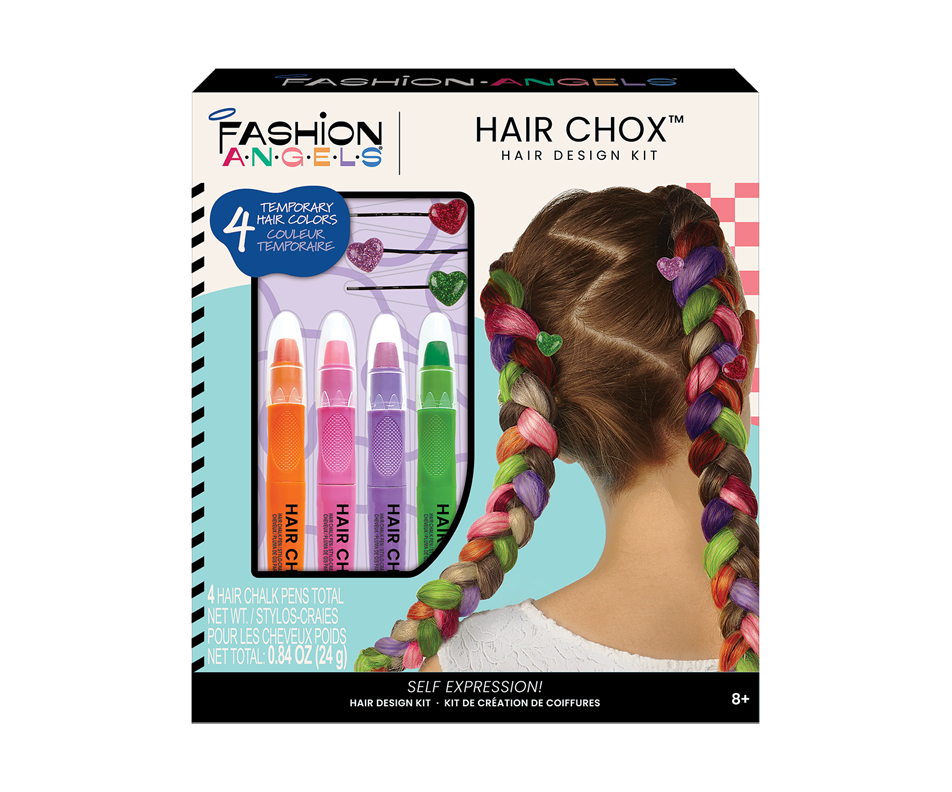 Hair Chox ensemble de création de coiffures, 4 unités Fashion Angels Arts et bricolage