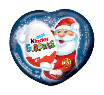 Père Noël creux au chocolat au lait avec jouet surprise, 53 g
