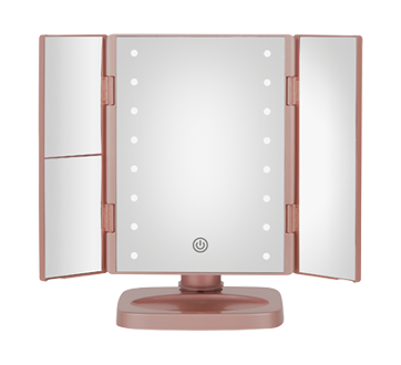 Miroir de maquillage éclairé Station de charge sans fil Miroir de