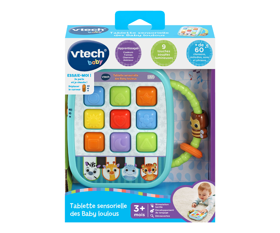 Tablette sensorielle des Baby loulous version française, 1 unité