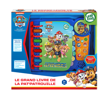 Le grand livre de la Pat'Patrouille version française, 1 unité – Leap Frog  : Cadeaux pour tout petits