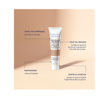 Image 2 du produit Marcelle - Skincaring Base de teint éclat et hydratante avec acide hyaluronique, 30 ml, Universel