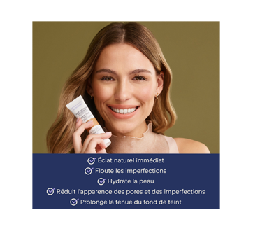 Image 3 du produit Marcelle - Skincaring Base de teint éclat et hydratante avec acide hyaluronique, 30 ml, Universel