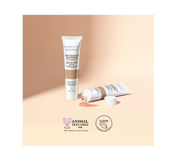 Image 6 du produit Marcelle - Skincaring Base de teint éclat et hydratante avec acide hyaluronique, 30 ml, Universel
