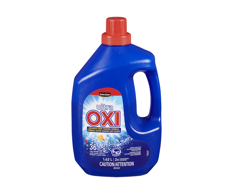 Détergent liquide ultra OXI eau froide, 1,62 L Selection Détergent