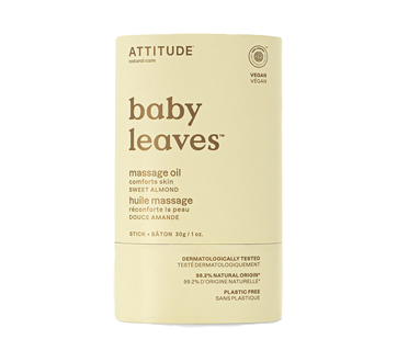 Baby leaves bar huile de massage, 30 g, douce amande