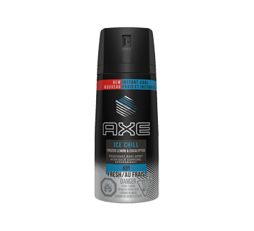 Ice Chill atomiseur corporel désodorisant, 113 g, citron gelé et eucalyptus
