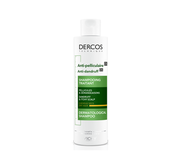 Dercos shampooing traitant anti-pelliculaire pour cheveux secs, 200 ml