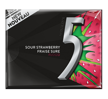 Flood gomme, 15 morceaux, fraise sure
