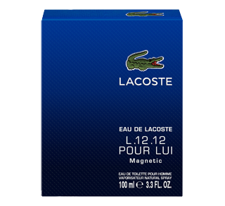 Eau de Lacoste L.12.12 Magnetic eau de toilette pour homme, 100 ml