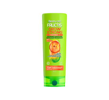 Fructis Grow Strong revitalisant épaississant pour cheveux fins, Orange sanguine, 334 ml
