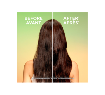 Image 5 du produit Garnier - Fructis Grow Strong revitalisant épaississant pour cheveux fins, Orange sanguine, 334 ml