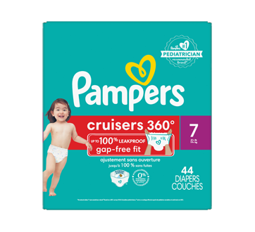 Cruisers 360 couches, taille 7, 44 unités – Pampers : Couche