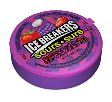 Ice Breakers Surs fruits sauvages, 43 g