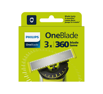 Image 1 du produit Philips - OneBlade 360 lames souples, 3 unités