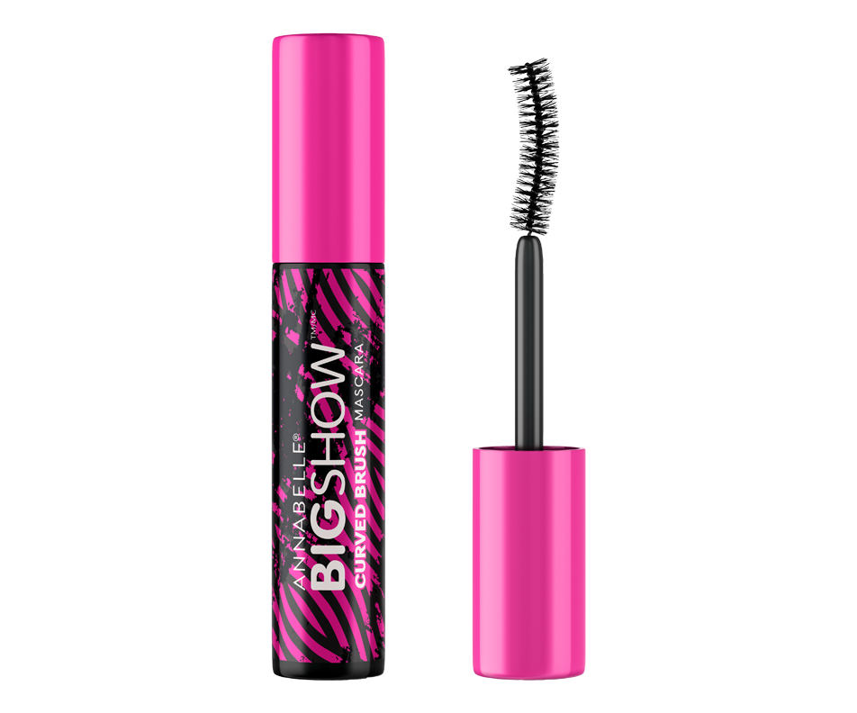 Bigshow mascara brosse courbée, noir intense, 10 ml Annabelle