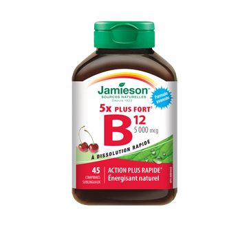 Image 1 du produit Jamieson - Vitamine B12 5 000 mcg, 45 unités