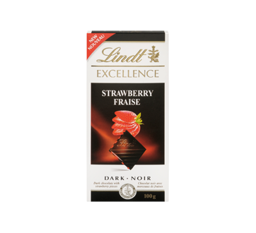 Image 1 du produit Lindt - Lindt Excellence chocolat noir, 100 g, fraise