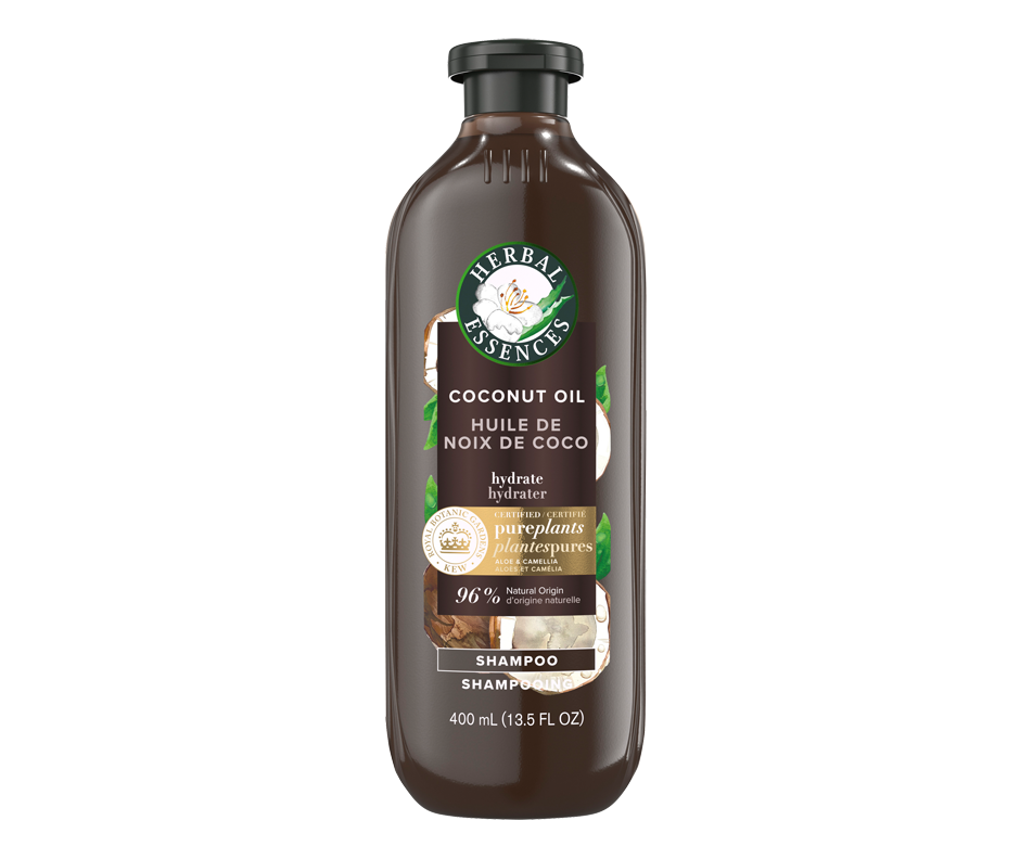 PlantesPures shampooing hydratant, huile de noix de coco, 400 ml