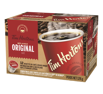 K-Cup Tassimo dosettes de café, 14 unités, original – Tim Hortons