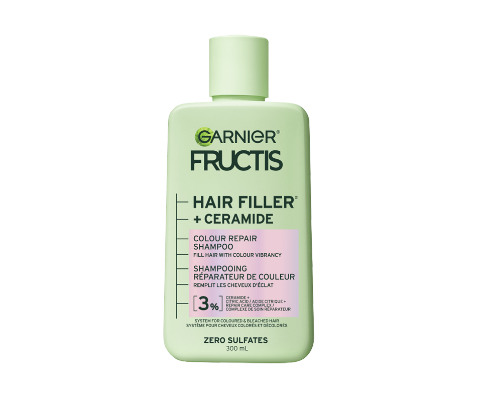 Hair Filler shampooing réparateur de couleur, 300 ml Garnier